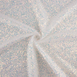 Tule Fantasia Branco Brilhante com Mini Lantejoulas - Ribes y Casals