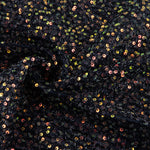 Tule Fantasia Brilho Preto com Mini Lantejoulas - Ribes y Casals
