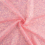 Tule Fantasia Brilho Rosa com Mini Lantejoulas - Ribes y Casals