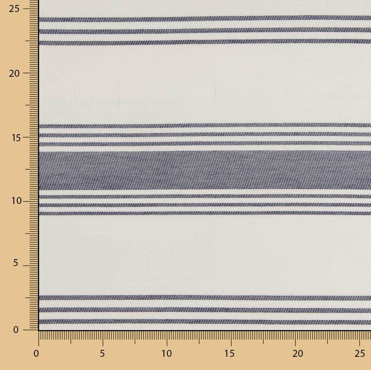 Lona Azul às Riscas para Exterior com Revestimento de Teflon - Ribes y Casals