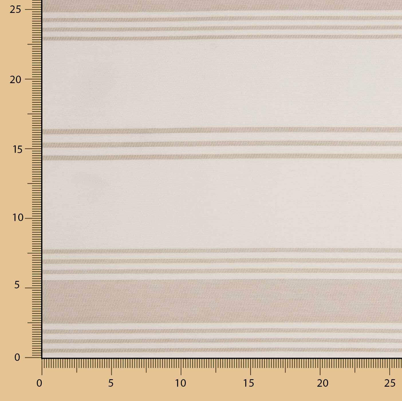 Lona às riscas bege para exterior com revestimento de Teflon - Ribes y Casals