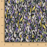 Popelina acetinada de tecido de algodão com pinceladas abstratas - Ribes y Casals