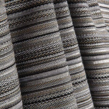 Brocado Lurex com riscas Alpujarreña Prateado - Ribes y Casals