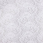 Renda Bordada Bridal Garden Paisley Branca - Ribes y Casals