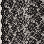 Renda Bordada Bridal Garden Preta - Ribes y Casals