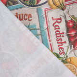 Lona de tecido de algodão estampado estilo vintage - Ribes y Casals