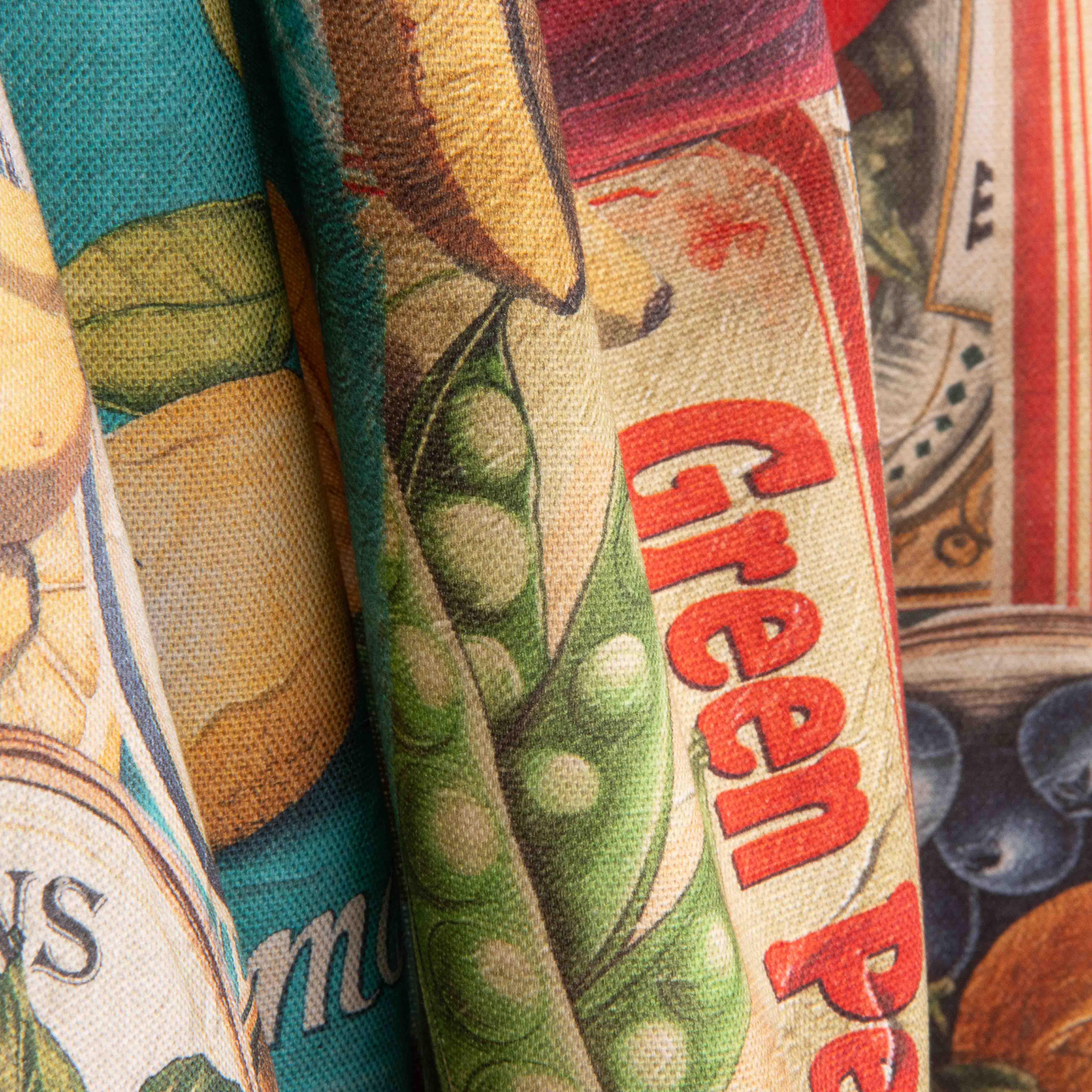 Lona de tecido de algodão estampado estilo vintage - Ribes y Casals