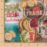 Lona de tecido de algodão estampado estilo vintage - Ribes y Casals