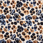 Cetim de tecido de viscose com animal print «Urban Safari» - Ribes y Casals