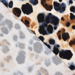 Cetim de tecido de viscose com animal print «Urban Safari» - Ribes y Casals