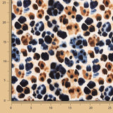 Cetim de tecido de viscose com animal print «Urban Safari» - Ribes y Casals