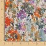Cetim de tecido de viscose estampado digital «Wildflower» - Ribes y Casals