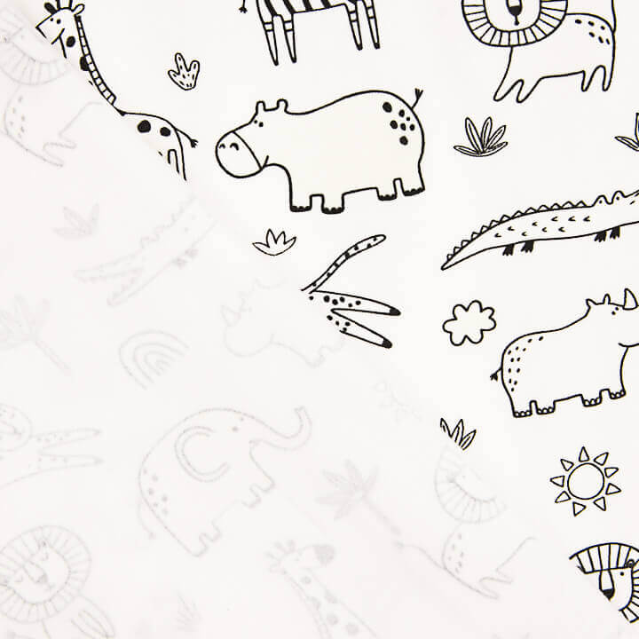 Malha Mágica com Estampado de Animais - Ribes y Casals
