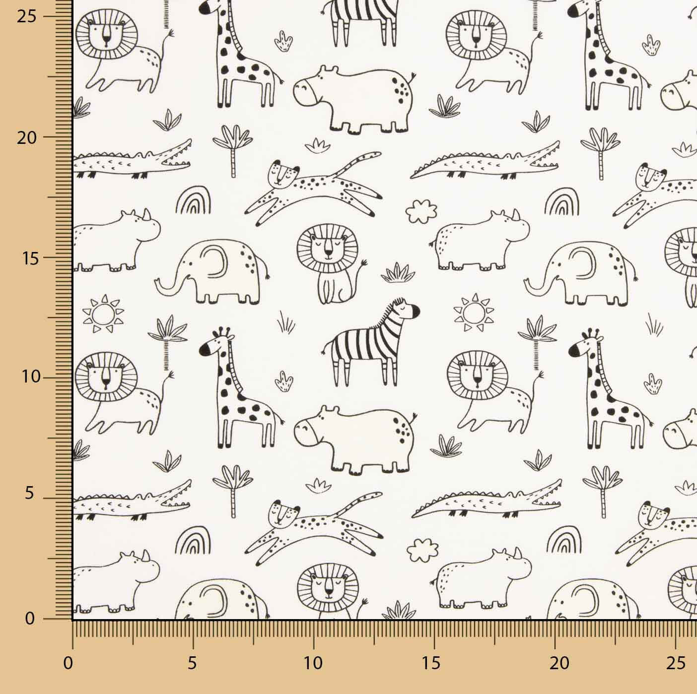 Malha Mágica com Estampado de Animais - Ribes y Casals