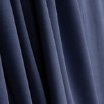 Malha lisa de viscose azul denim com efeito desgastado - Ribes y Casals