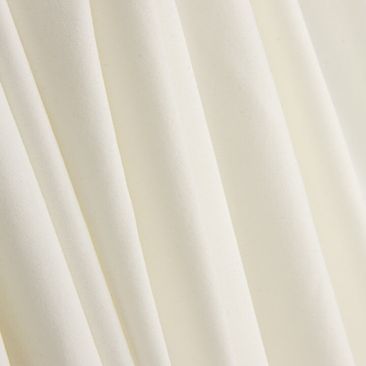 Malha lisa de viscose branca natural, com acabamento «lavado à pedra» - Ribes y Casals