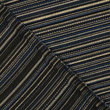 Brocado Lurex às Riscas Alpujarreña Azul-marinho - Ribes y Casals