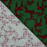 Camisola com renas escocesas verde - Ribes y Casals