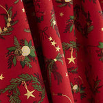 Popelina de Natal «Coronas» Vermelha - Ribes y Casals