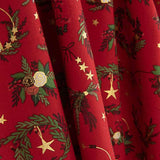 Popelina de Natal «Coronas» Vermelha - Ribes y Casals
