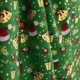 Popelina de Natal com Motivos Natalícios Verde - Ribes y Casals