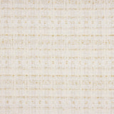Tweed de lã Lumière Ivory com Lurex dourado - Ribes y Casals