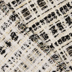 Tweed de lã Lumière Ébano com Lurex dourado - Ribes y Casals
