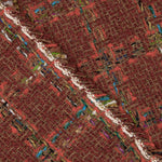 Tweed de lã Siena Terracota - Ribes y Casals