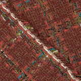 Tweed de lã Siena Terracota - Ribes y Casals