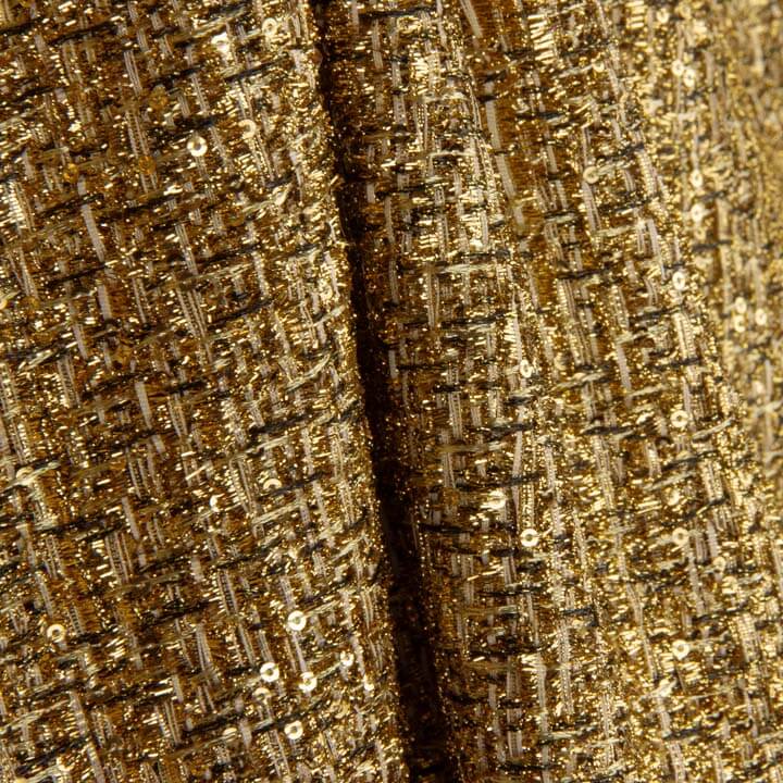 Tweed Fantasia Aurea Dourado com Lurex - Ribes y Casals