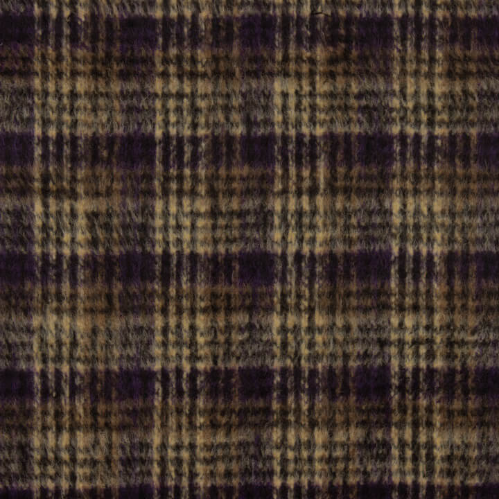 Tweed de lã Inverness tecido dupla face xadrez - Ribes y Casals