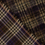 Tweed de lã Inverness tecido dupla face xadrez - Ribes y Casals