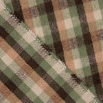 Loden de lã Glenmore xadrez verde salva e camel - Ribes y Casals