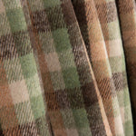 Loden de lã Glenmore xadrez verde salva e camel - Ribes y Casals
