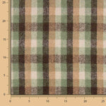 Loden de lã Glenmore xadrez verde salva e camel - Ribes y Casals