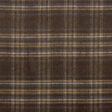 Loden de lã Sherwood com padrão xadrez em castanho, camel e cinzento - Ribes y Casals