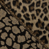 Loden de lã Serengeti com animal print de leopardo e camelo - Ribes y Casals