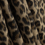 Loden de lã Serengeti com animal print de leopardo e camelo - Ribes y Casals