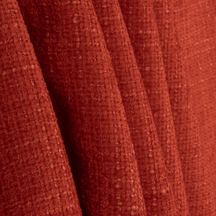 Tweed de lã vermelho coral - Ribes y Casals