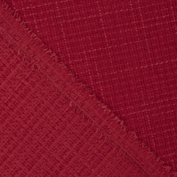 Tweed de lã vermelho - Ribes y Casals