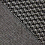 Malha jacquard, padrão «pé-de-galo» e xadrez a preto e branco - Ribes y Casals
