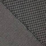 Malha jacquard, padrão «pé-de-galo» e xadrez a preto e branco - Ribes y Casals
