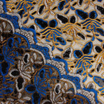 Bordado Rebrodé com Tecido de Lantejoulas Alhambra Azul - Ribes y Casals
