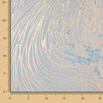 Jacquard Fantasia Vórtice Azul Céu e Marfim - Ribes y Casals