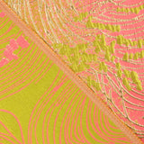 Jacquard Fantasia Vórtice Fúcsia e Lima - Ribes y Casals