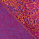Jacquard Fantasia Vórtice Roxo e Laranja - Ribes y Casals
