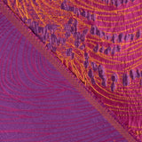 Jacquard Fantasia Vórtice Roxo e Laranja - Ribes y Casals