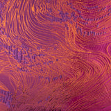 Jacquard Fantasia Vórtice Roxo e Laranja - Ribes y Casals