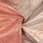 Jacquard Fantasia Vórtice Coral e Rosa - Ribes y Casals