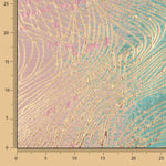 Jacquard Fantasia Vórtice Turquesa e Rosa - Ribes y Casals